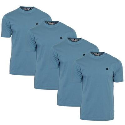 4-pack heren t-shirt vince ronde hals 100% katoen