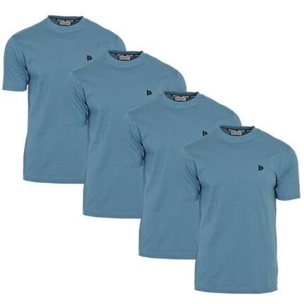 Lot de 4 t-shirts homme Vince, col rond, 100 % coton