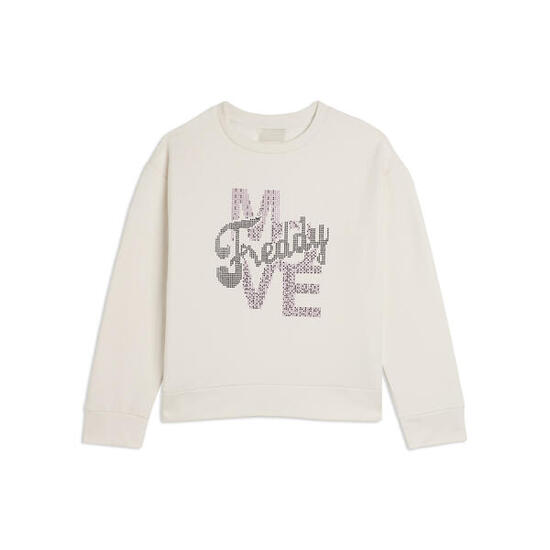 Sweat-shirt Junior à col rond avec graphisme « FREDDY MOVE » en paillettes