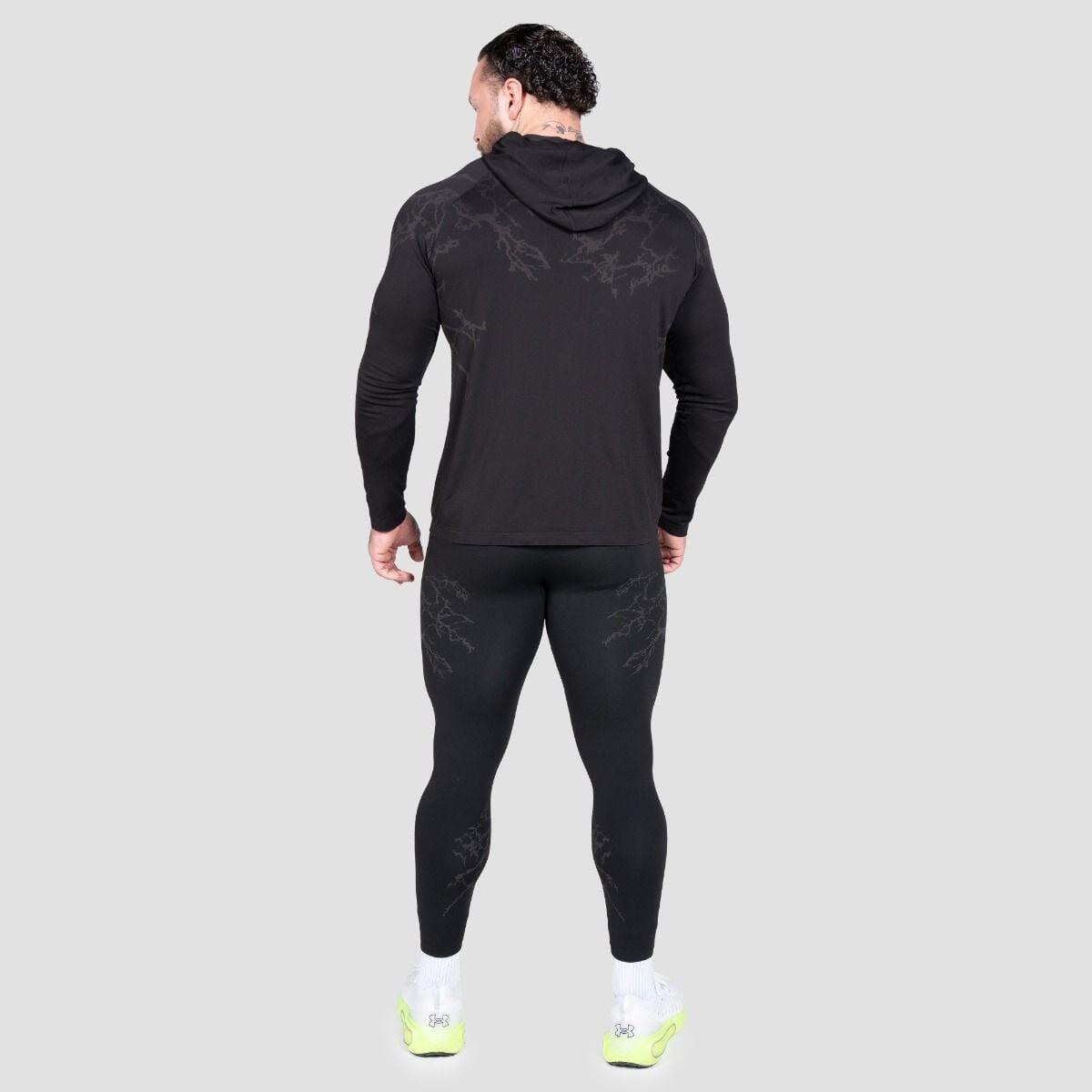 Uomo fitness maglia regular fit nera Static 5/6
