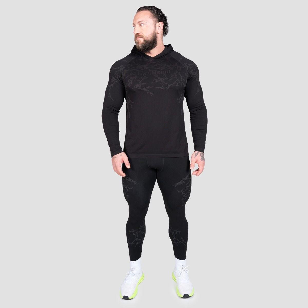Uomo fitness maglia regular fit nera Static 4/6