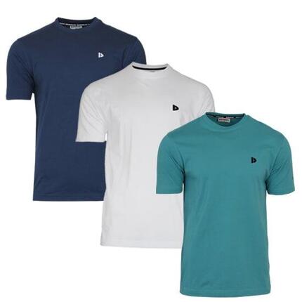 Lot de 3 t-shirts homme Vince, col rond, 100 % coton