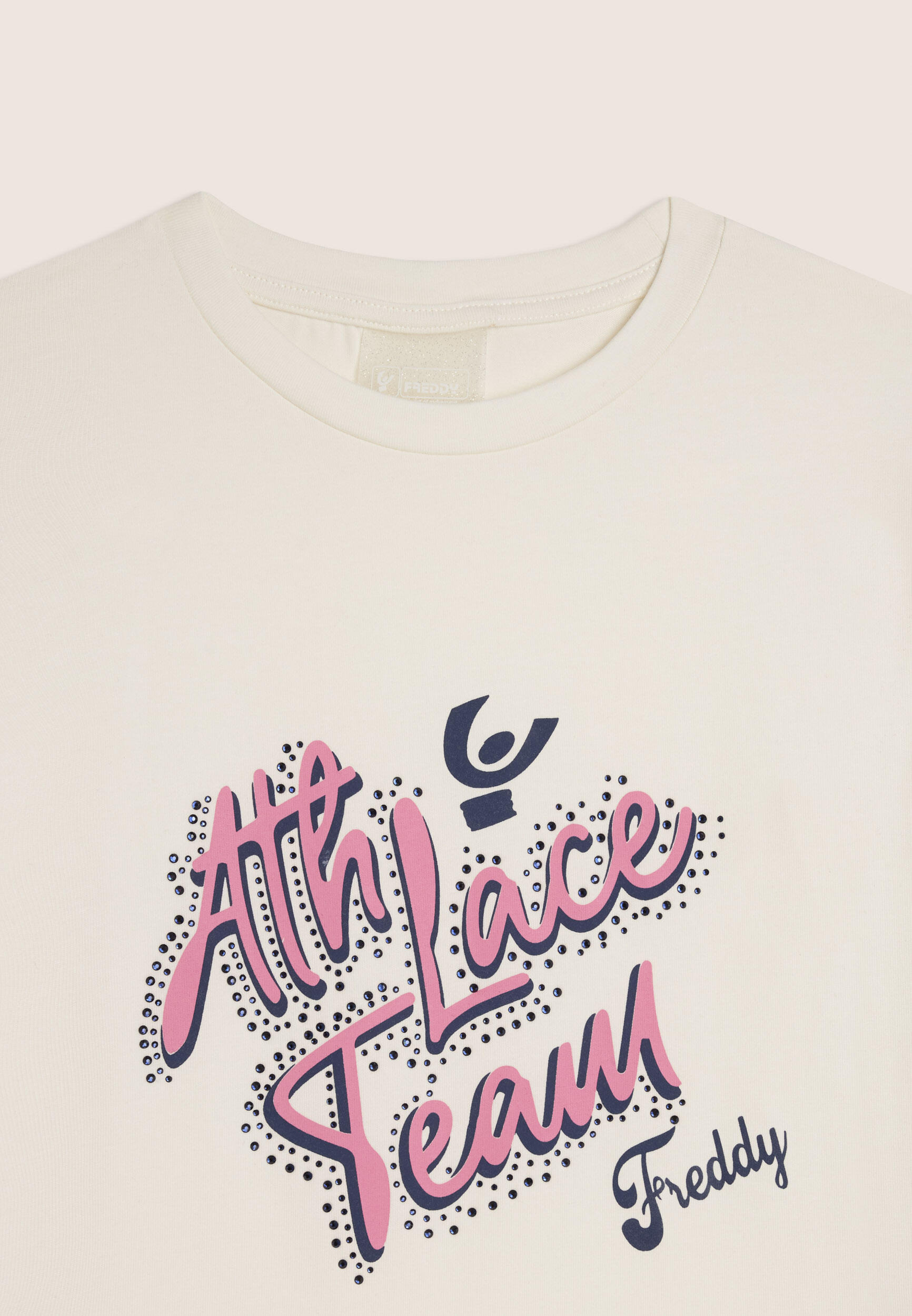 T-shirt Junior à manches longues avec des graphiques en italique et en paillette 3/3