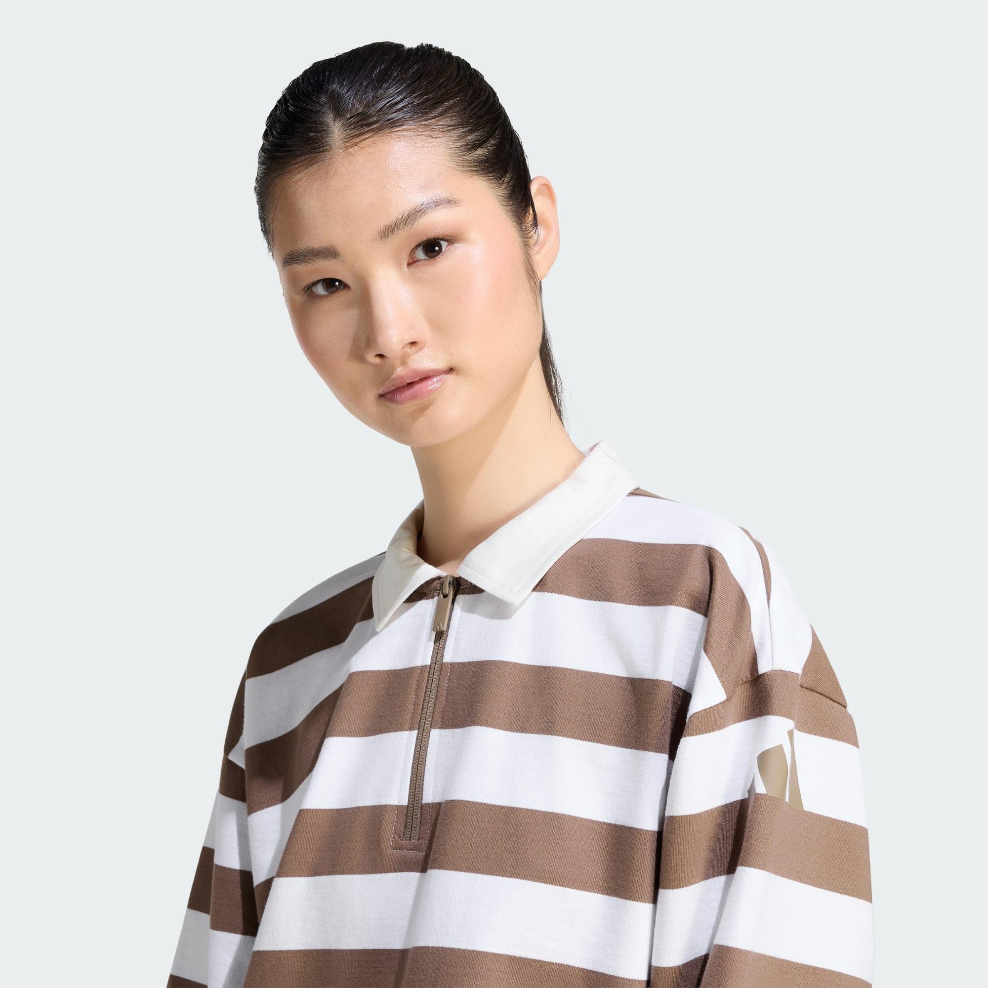 Polo Essencial Contemporâneo French terry de manga comprida 4/5
