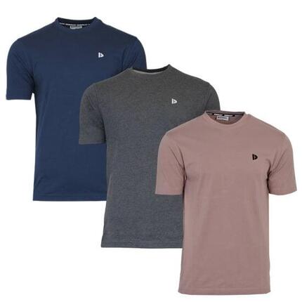 Lot de 3 t-shirts homme Vince, col rond, 100 % coton