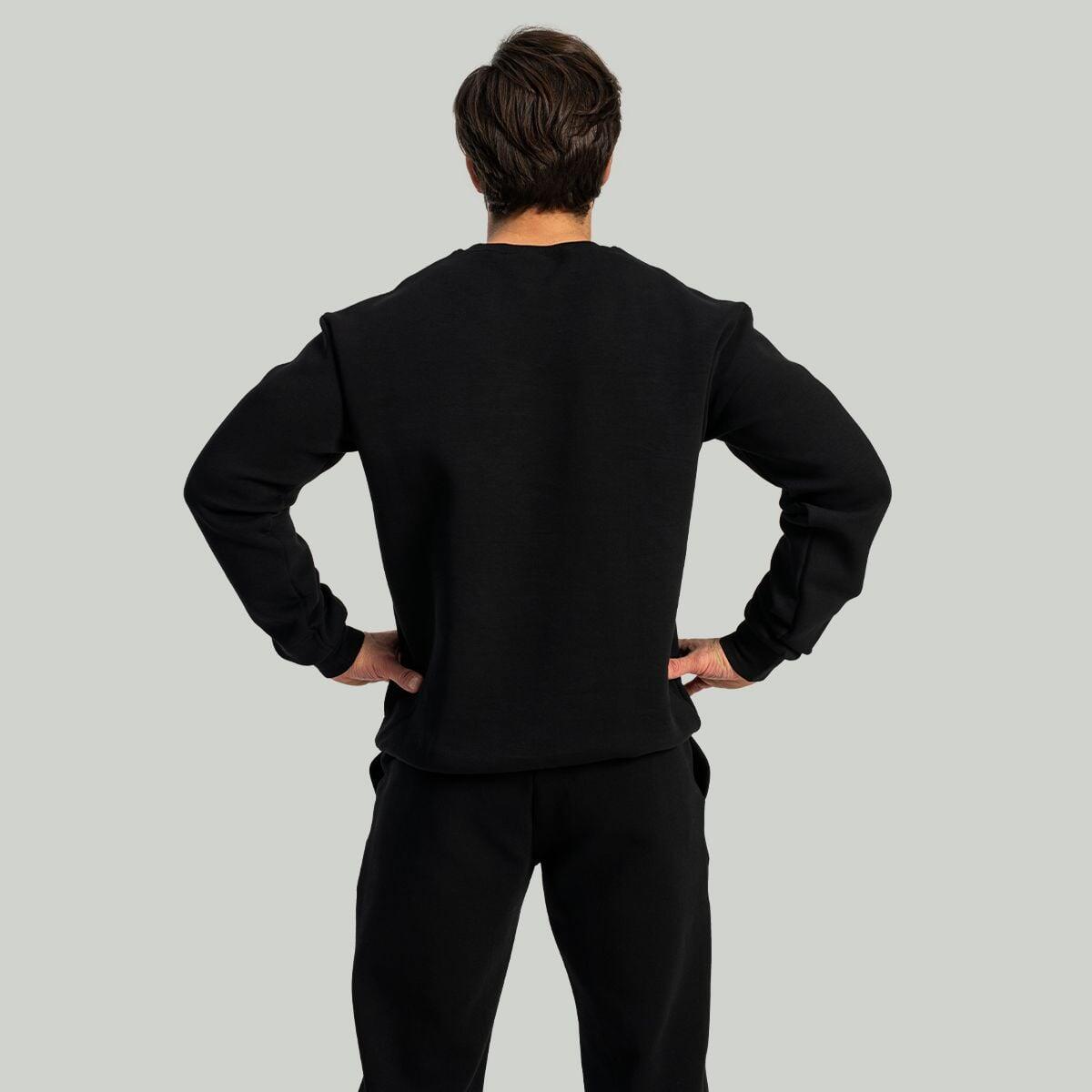 Uomo felpa traspirante nera Relaxed 5/6