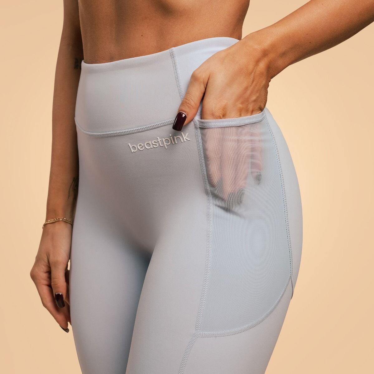 Donna palestra leggings con tasca Dove Breeze 2/6