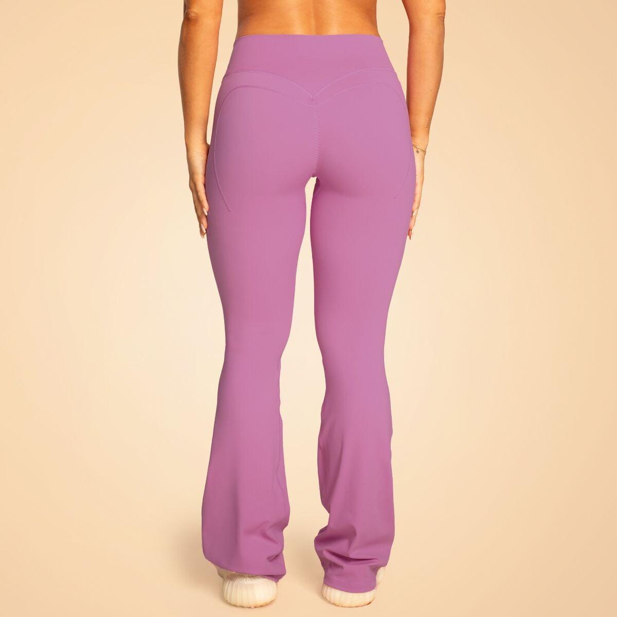 Donna palestra pantaloni estensibili viola Grace 3/6