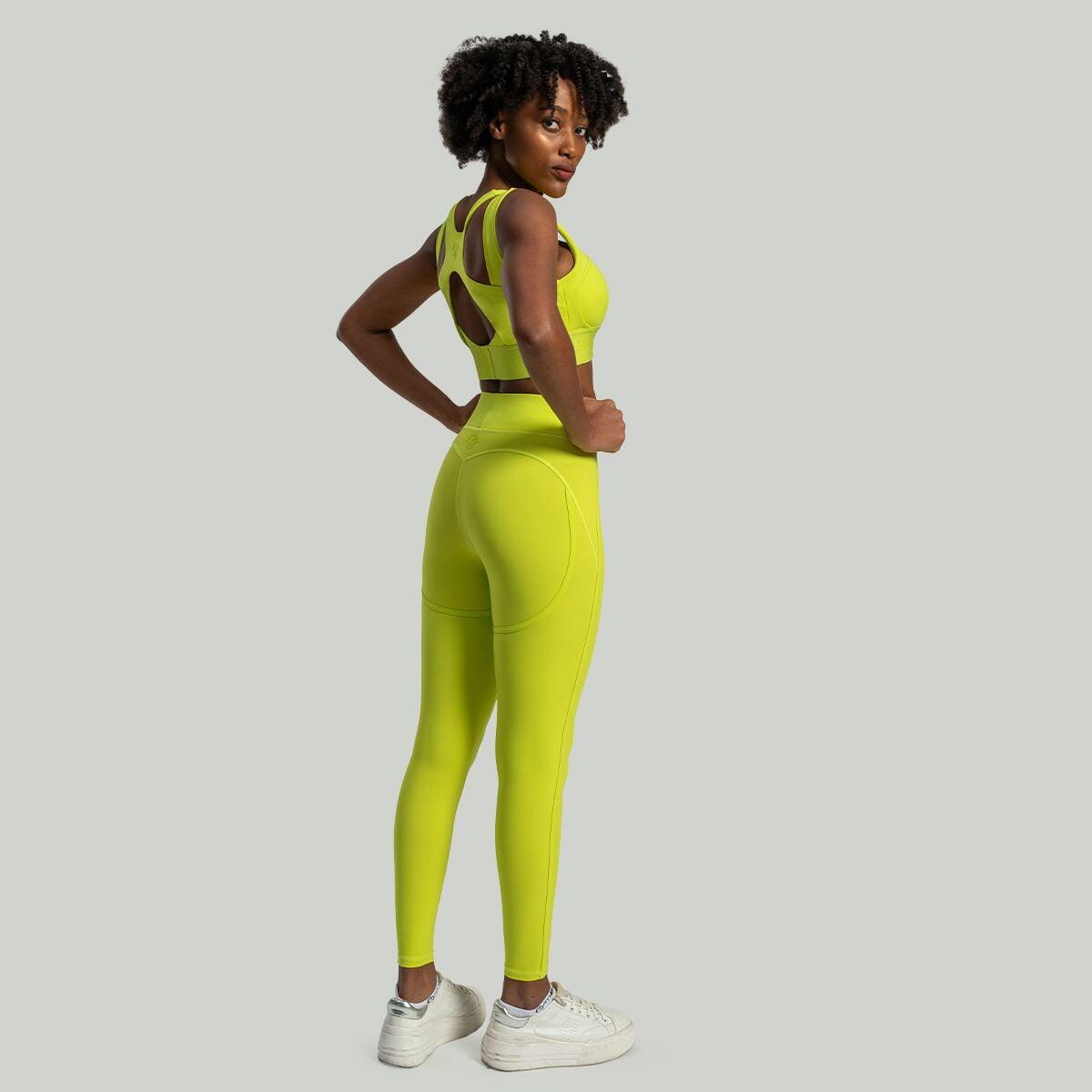 Donna fitness leggings estensibili Chartreuse Lunar 5/6