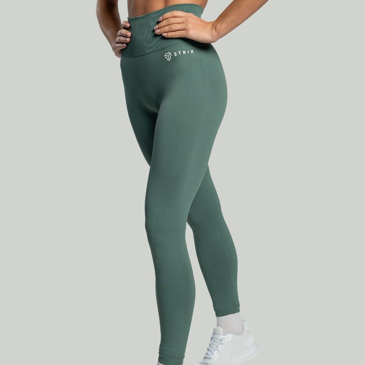 Donna palestra leggings traspiranti Moss Seamless 4/7