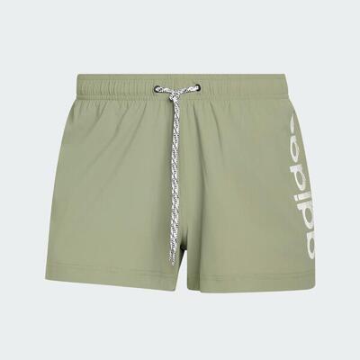 Logo stretchy knit zwemshort 3 inch