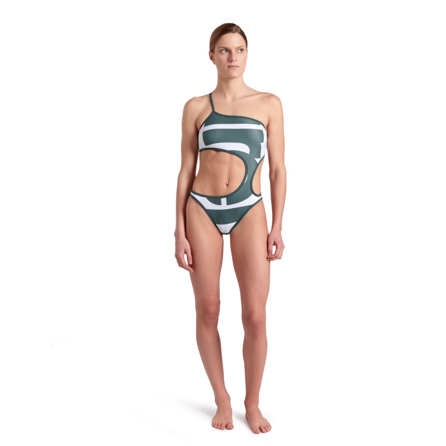 arena Asymmetrischer Badeanzug für Damen 3/7