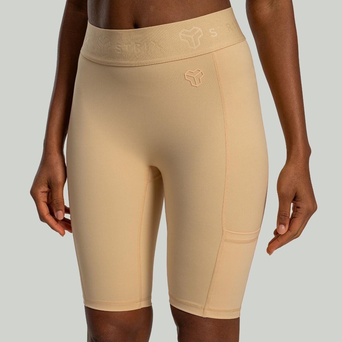 Donna fitness pantaloncini biker vita alta Sandshell Lunar 3/6