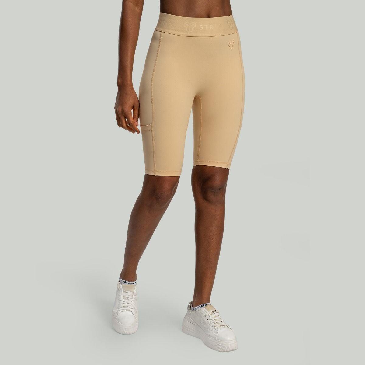 Donna fitness pantaloncini biker vita alta Sandshell Lunar 2/6