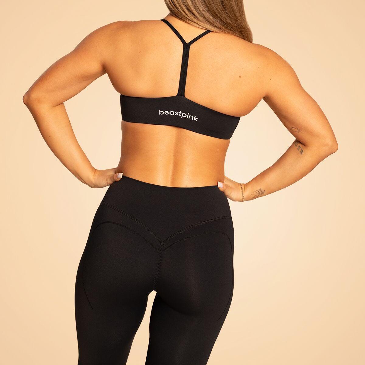 Donna palestra pantaloni estensibili neri Grace 2/6