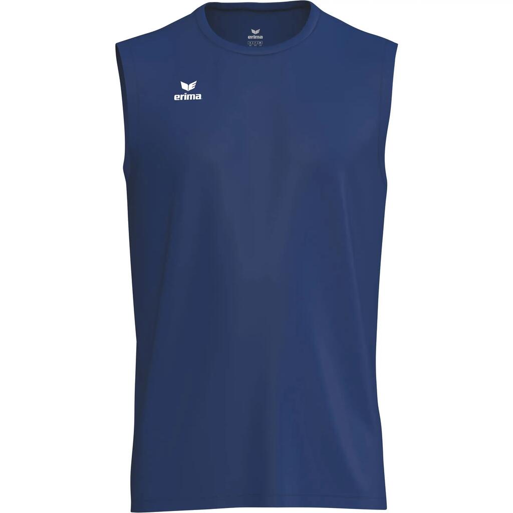 565 Erima Intro Performance Tank Top - Blue, Lightweight Polyester