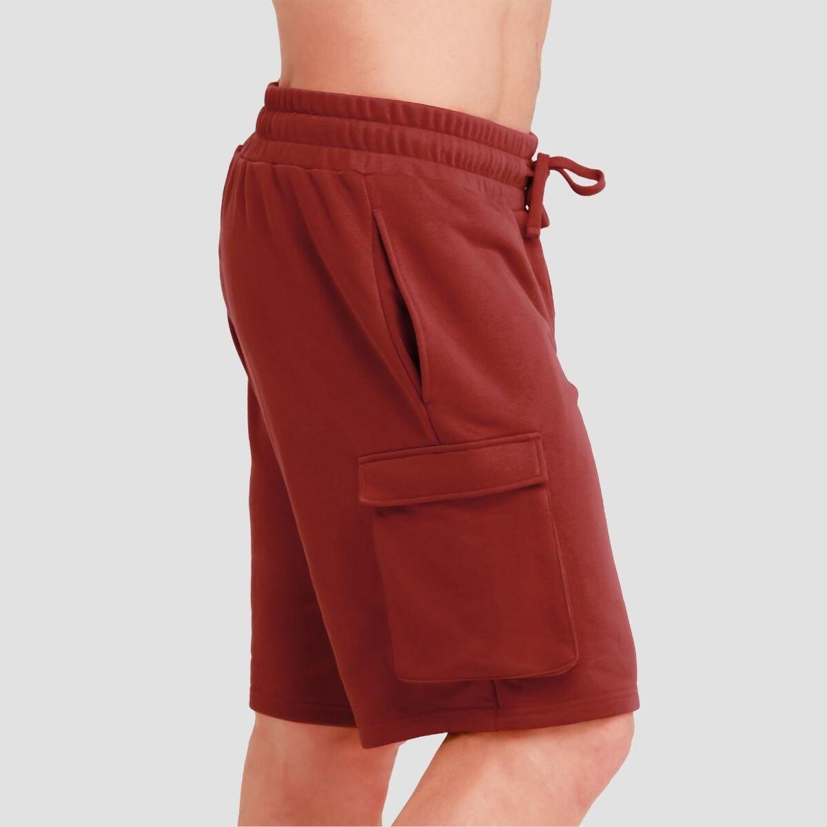Uomo pantaloncini traspiranti rossi Utility 3/7