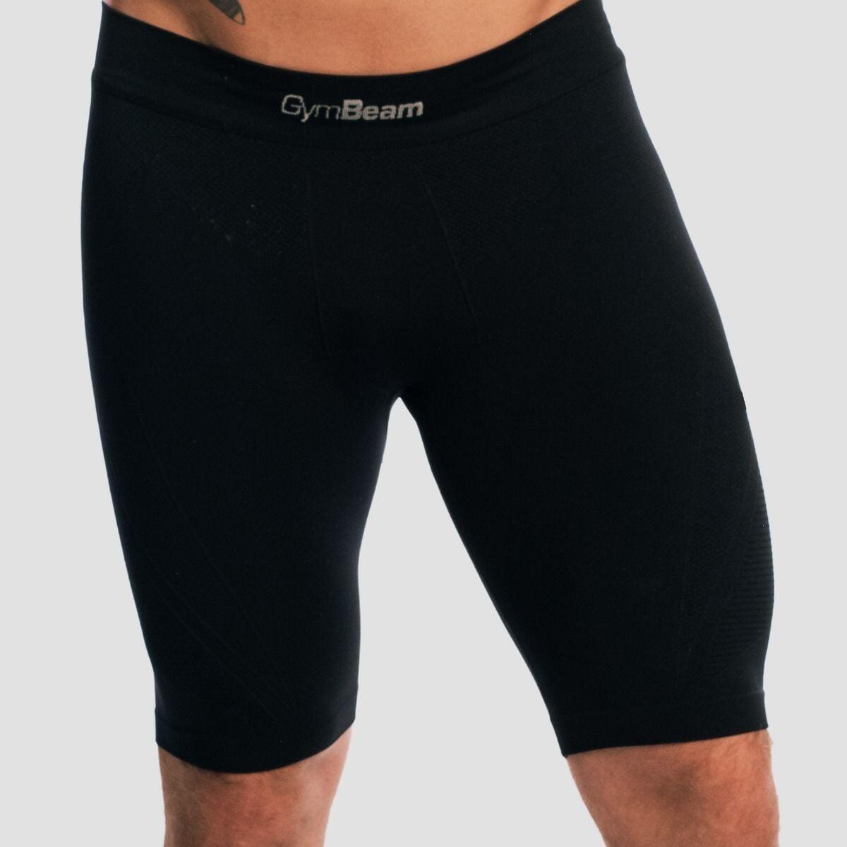 Uomo fitness pantaloncini senza cuciture neri Fuse 2/6