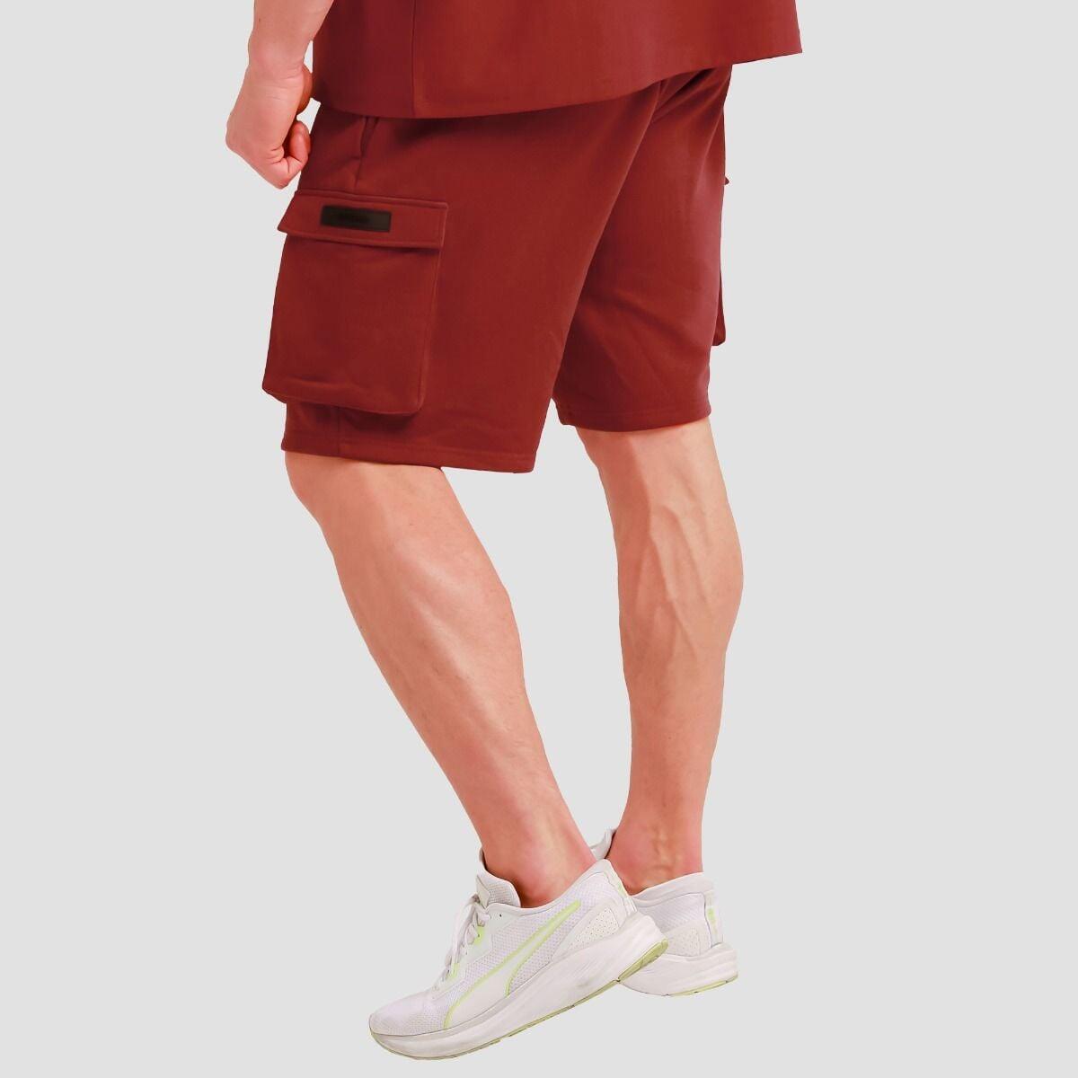 Uomo pantaloncini traspiranti rossi Utility 2/7