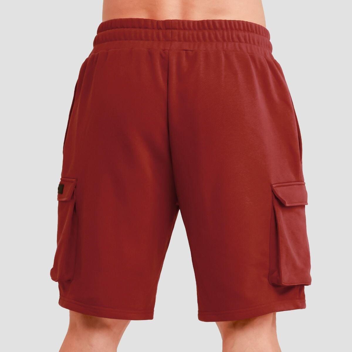 Uomo pantaloncini traspiranti rossi Utility 5/7