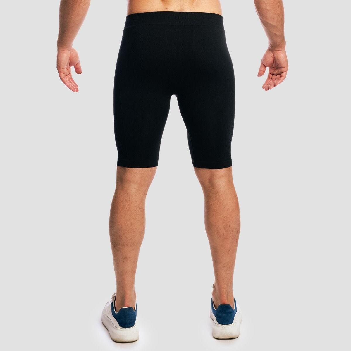 Uomo fitness pantaloncini senza cuciture neri Fuse 4/6