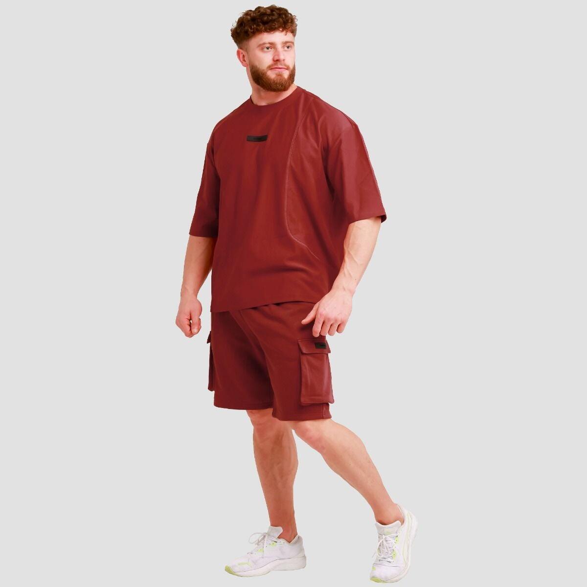 Uomo pantaloncini traspiranti rossi Utility 6/7
