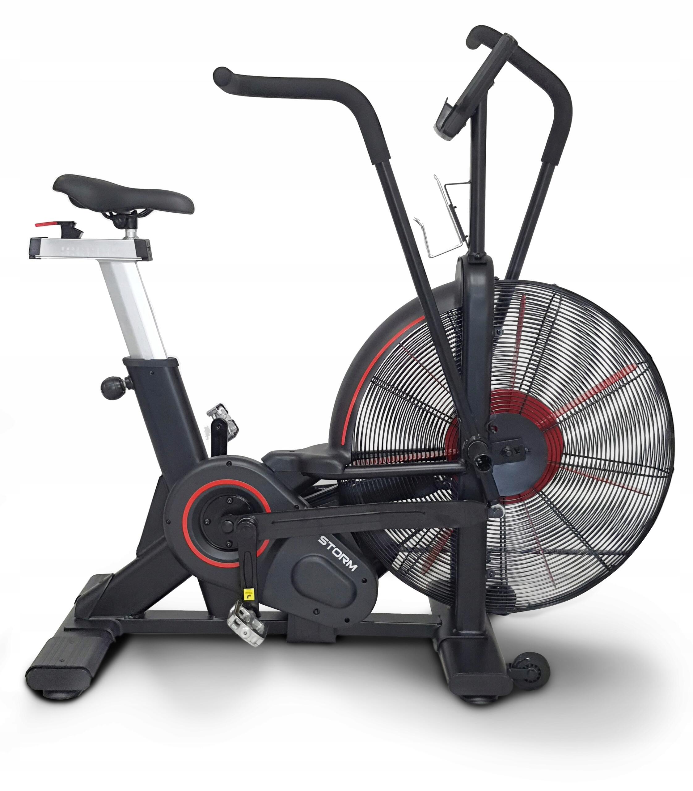 Rower treningowy powietrzny pionowy Hertz-Fitness Storm 3/7