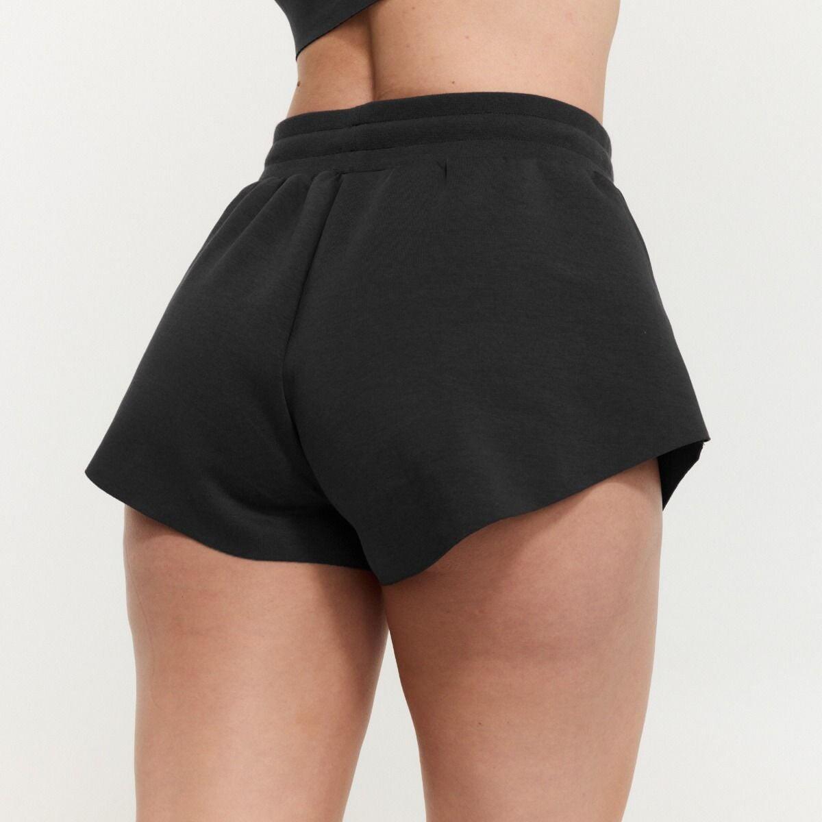 Donna palestra pantaloncini fluido Black Relay 4/7