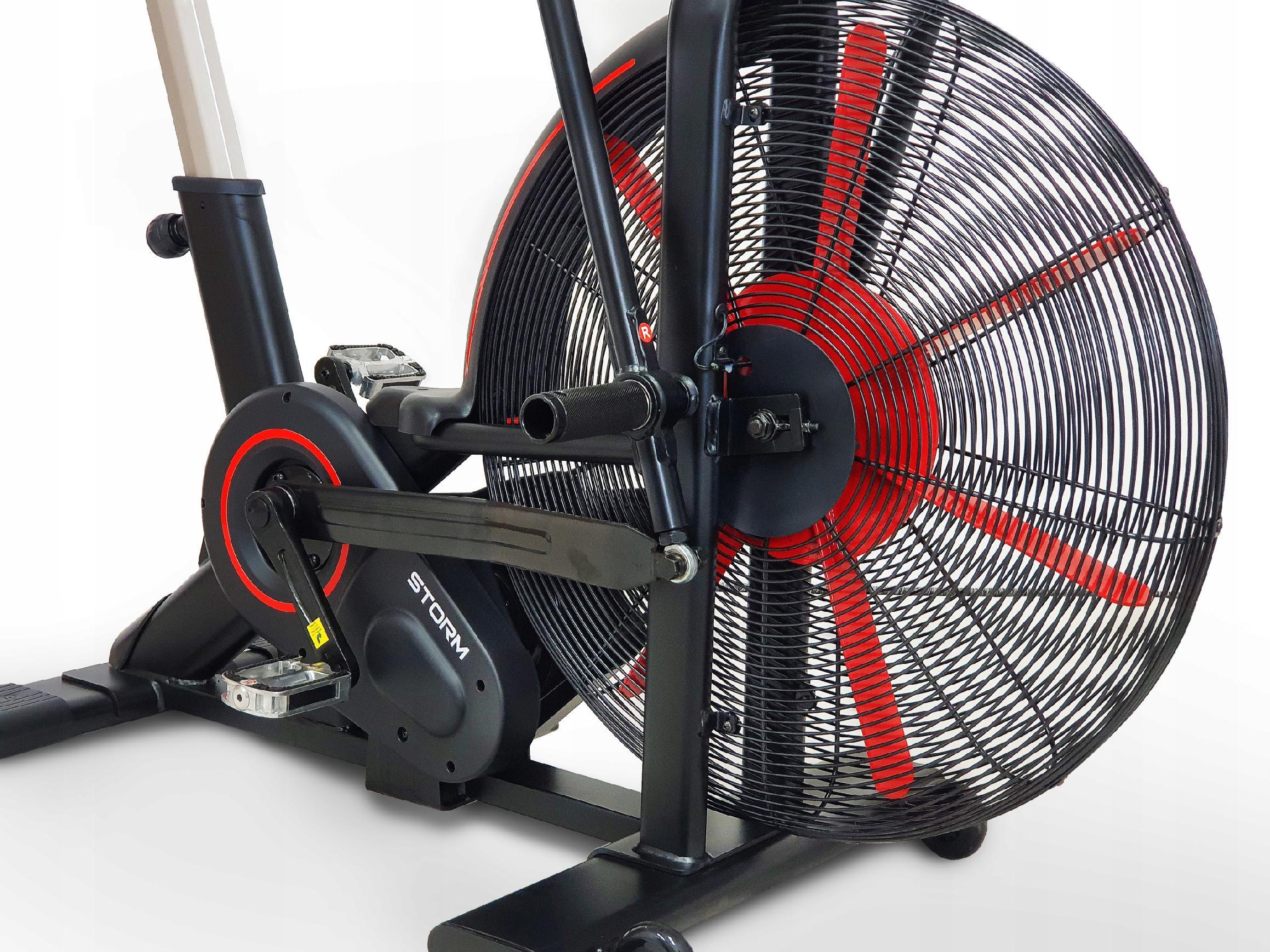 Rower treningowy powietrzny pionowy Hertz-Fitness Storm 5/7