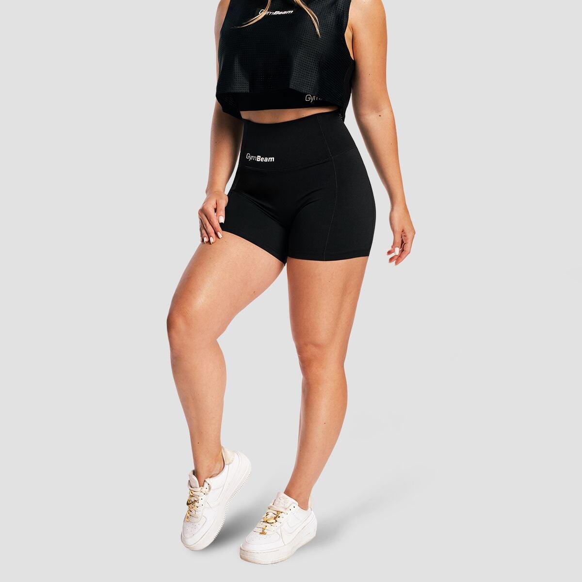 Pantaloncini donna boxing slim neri Combat 6/7
