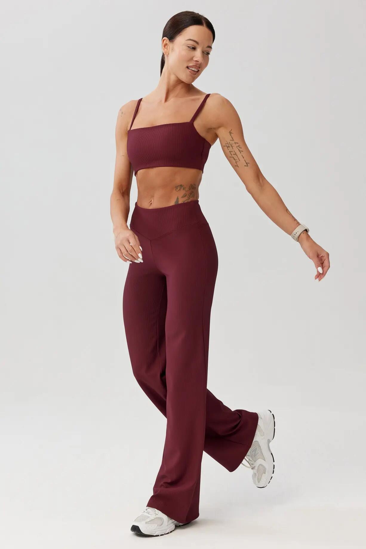 Damskie legginsy sportowe fitness Rough Radical Aven Long 3/7