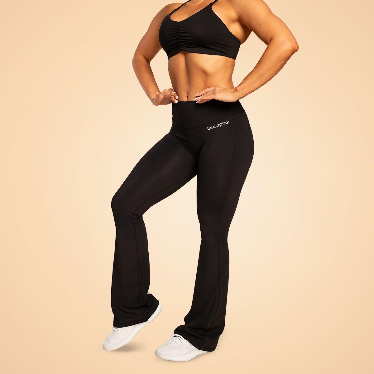 Donna palestra pantaloni estensibili neri Grace 4/6