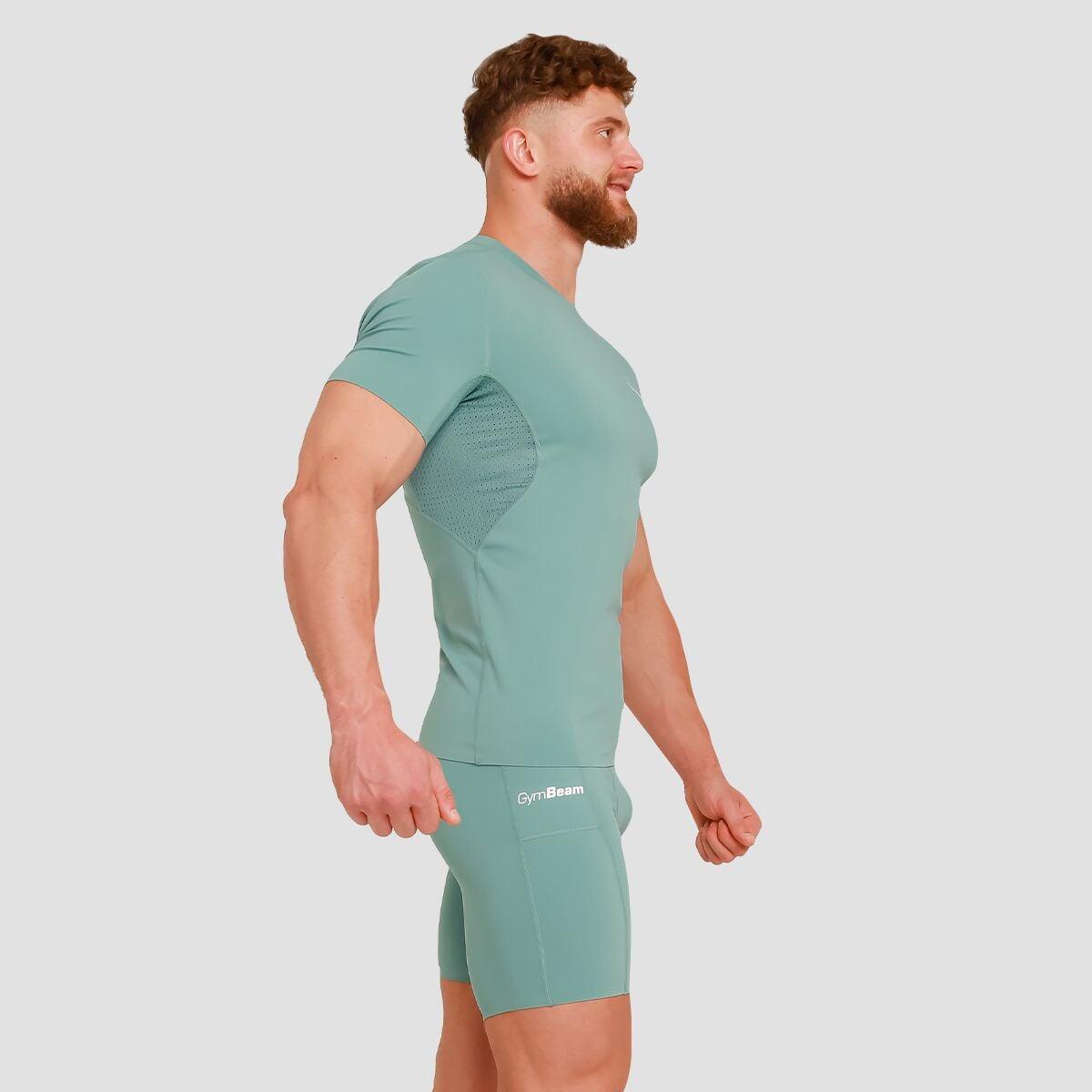Uomo palestra pantaloncini 270 GSM blu High Compression 3/6