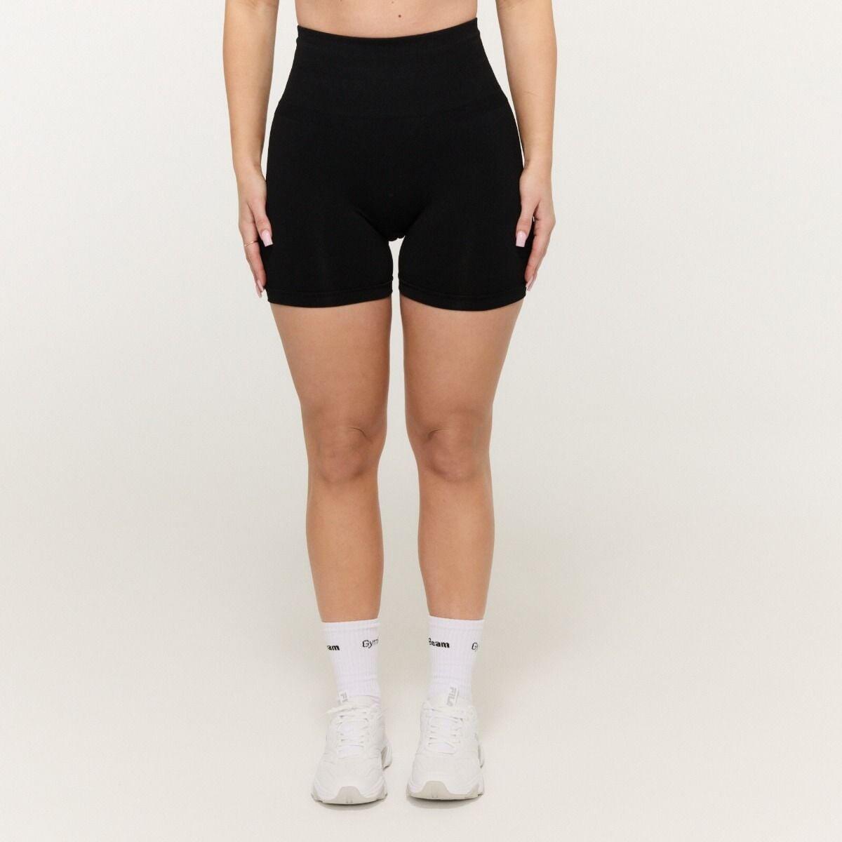 Donna fitness pantaloncini senza cuciture Black Sculpt Seamless 3/7