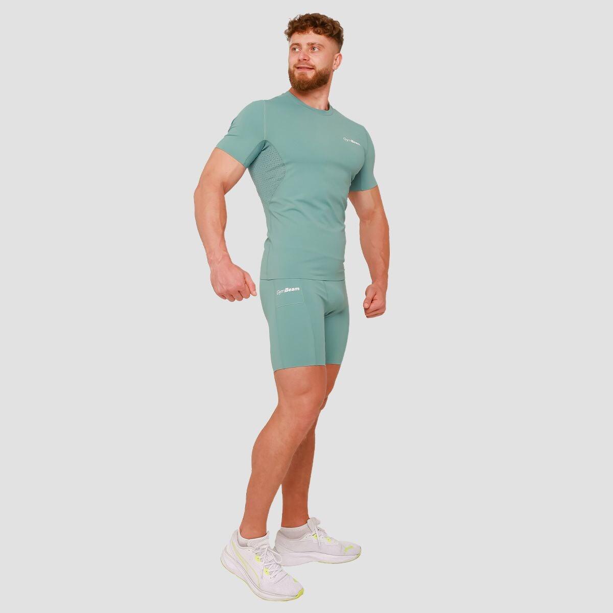 Uomo palestra pantaloncini 270 GSM blu High Compression 5/6