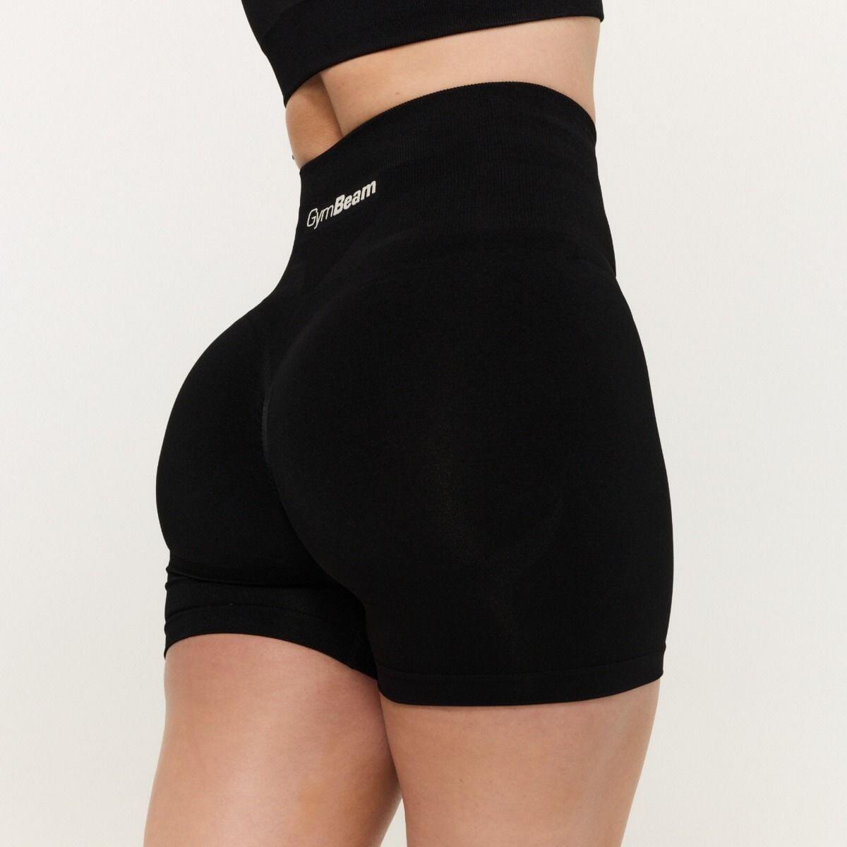 Donna fitness pantaloncini senza cuciture Black Sculpt Seamless 4/7