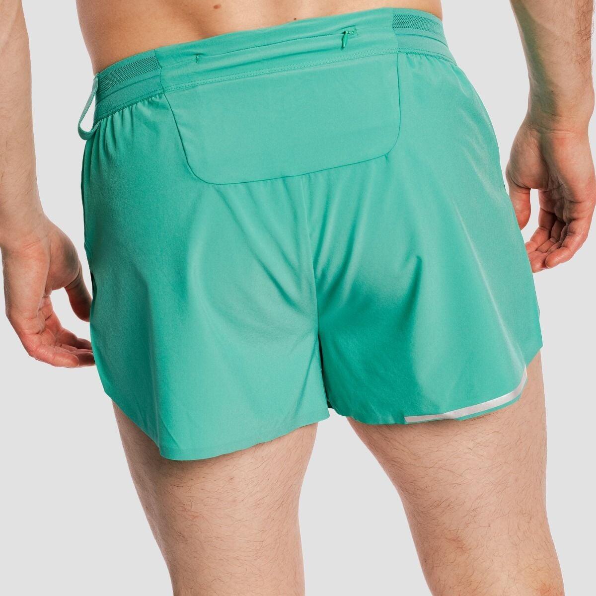 Uomo running pantaloncini traspiranti verdi Pulse X 4/6