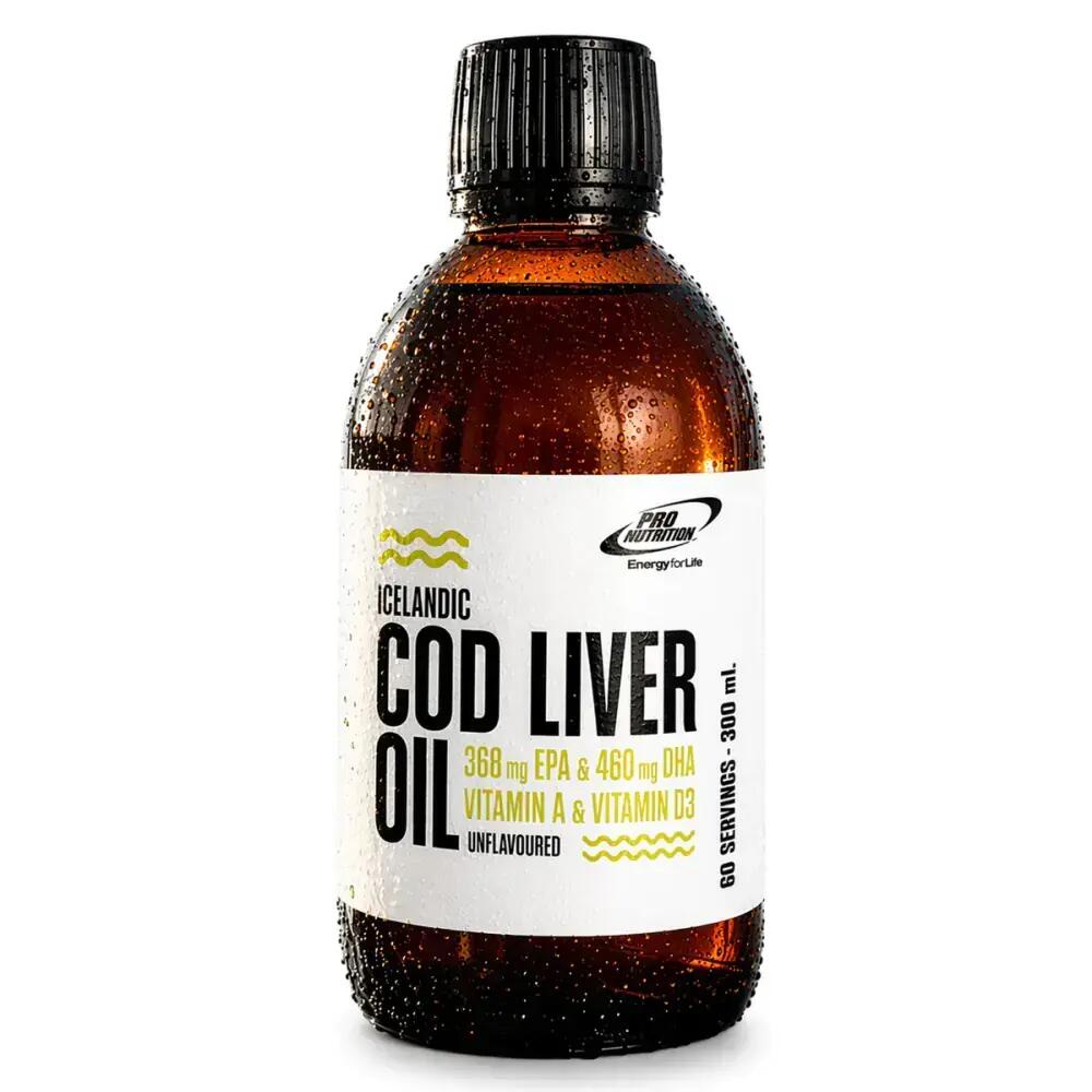 Ulei de ficat de cod, Cod Liver Oil, 300ml 1/3
