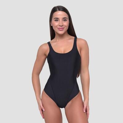 Donna nuoto costume da bagno intero asciugatura rapida nero Sport