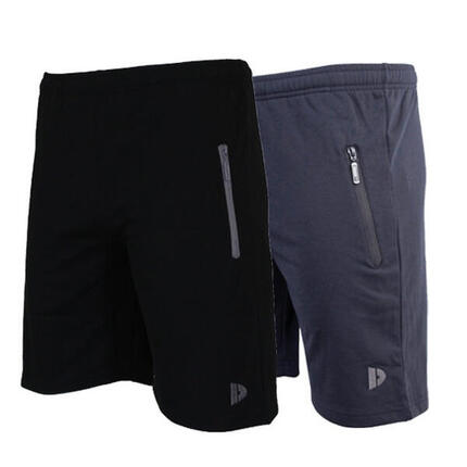 Lot de 2 shorts de jogging Nick pour homme Donnay