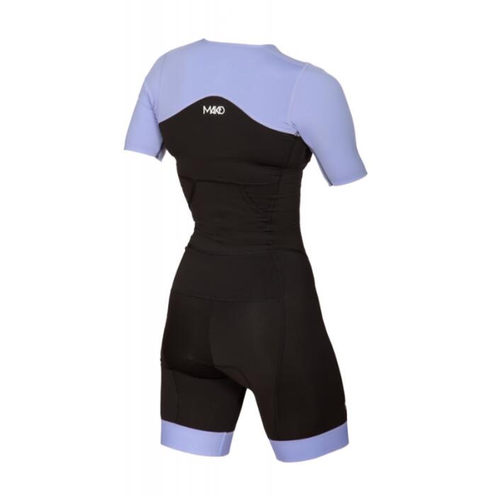 Tuta da triathlon donna Mako Team Set-in Lilac/Black 3/3