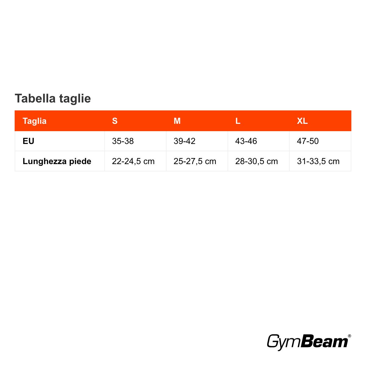 Calze unisex palestra traspiranti bianche Gym Therapy 2/3