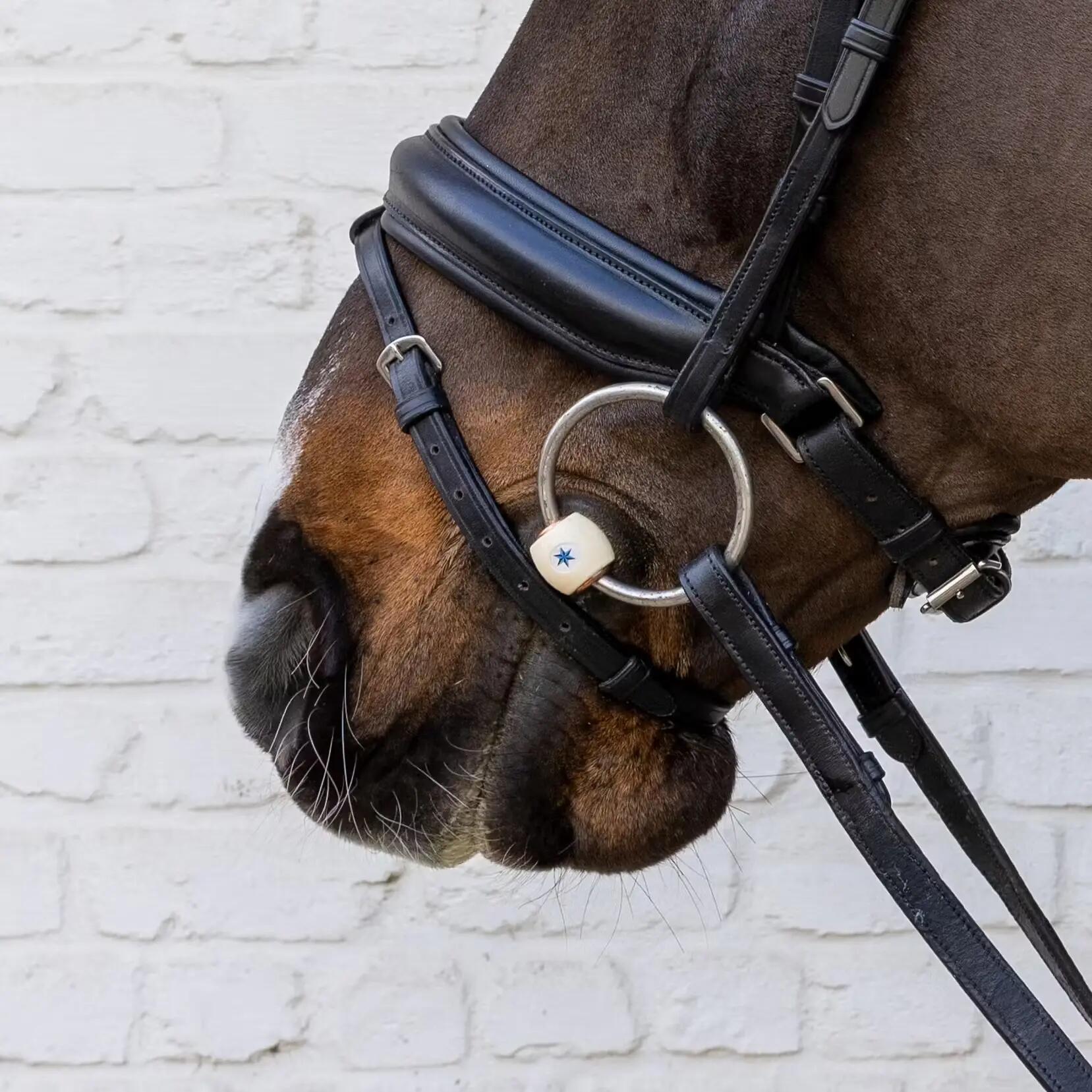 Mors droit pour cheval à anneaux libres Velari soft 5/5