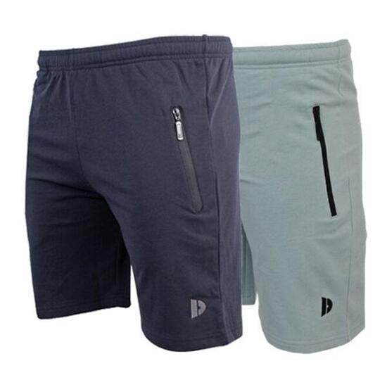 Lot de 2 shorts de jogging Nick pour homme Donnay