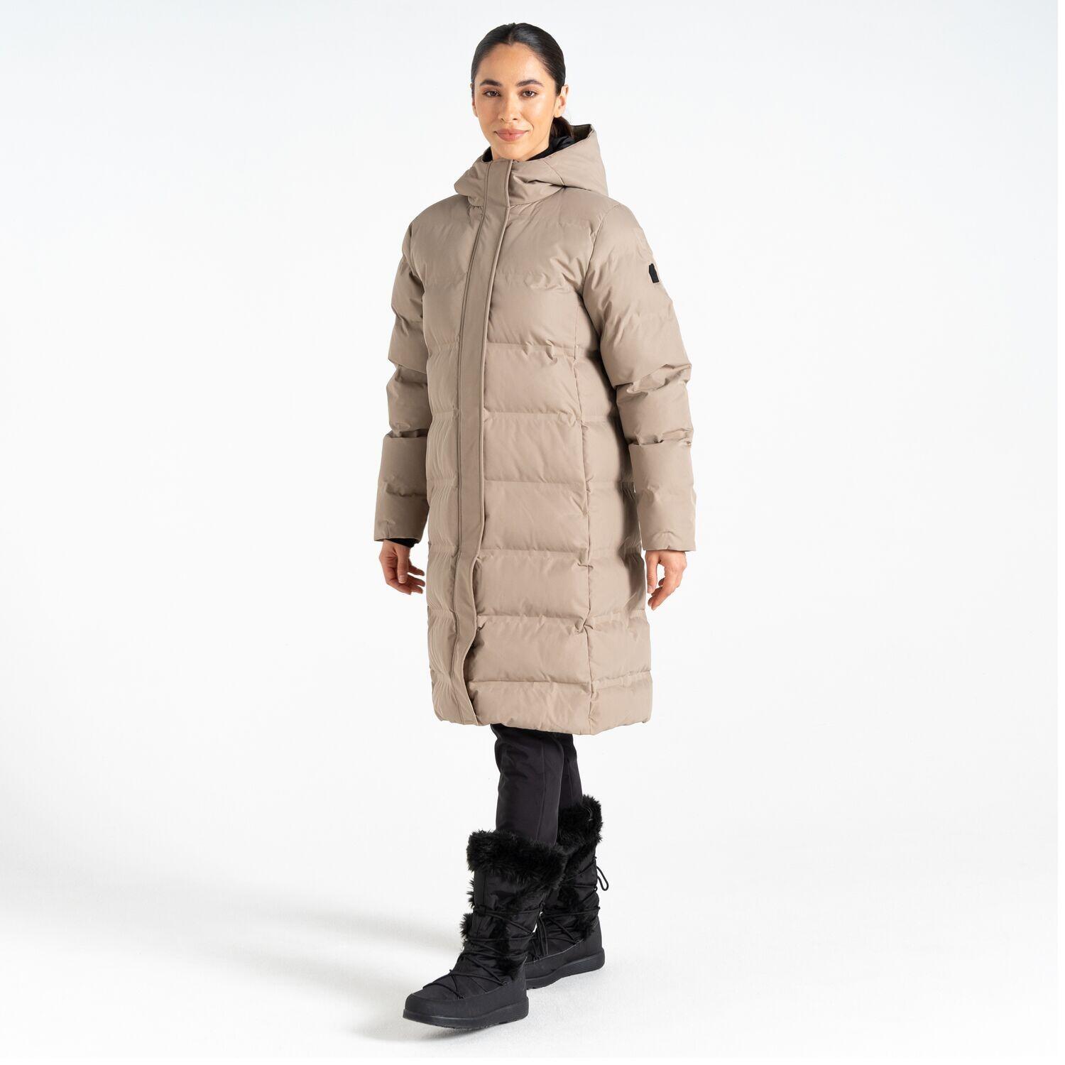 Lange Daunenjacke  mit Kapuze, Damen Dare 2B Wander 2/7