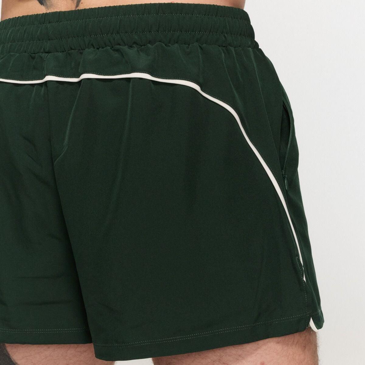 Uomo running pantaloncini traspiranti verdi Varsity 2/5