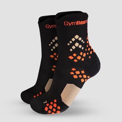 Unisex corsa calzini antiscivolo neri Pulse Running