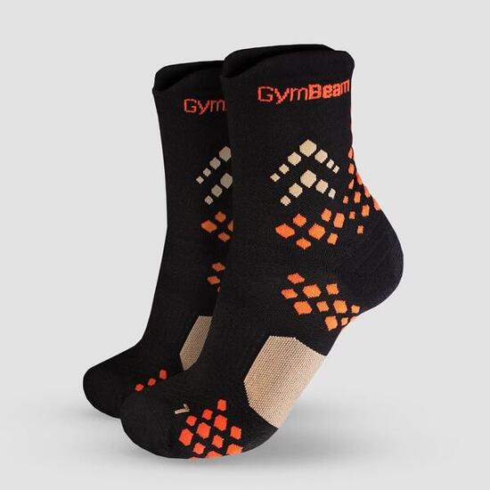 Unisex corsa calzini antiscivolo neri Pulse Running