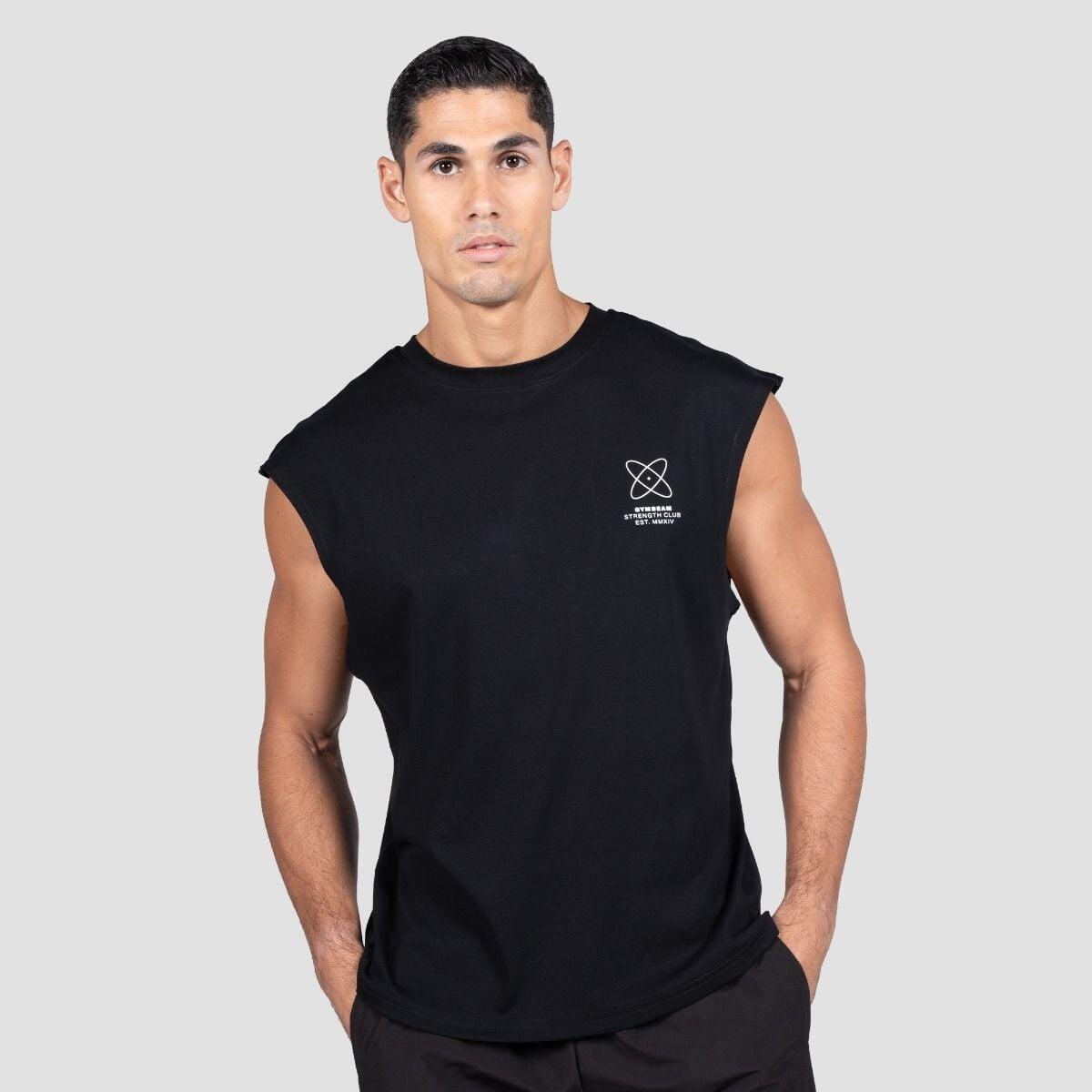 Uomo Fitness canotta traspirante nera Discipline 2/7