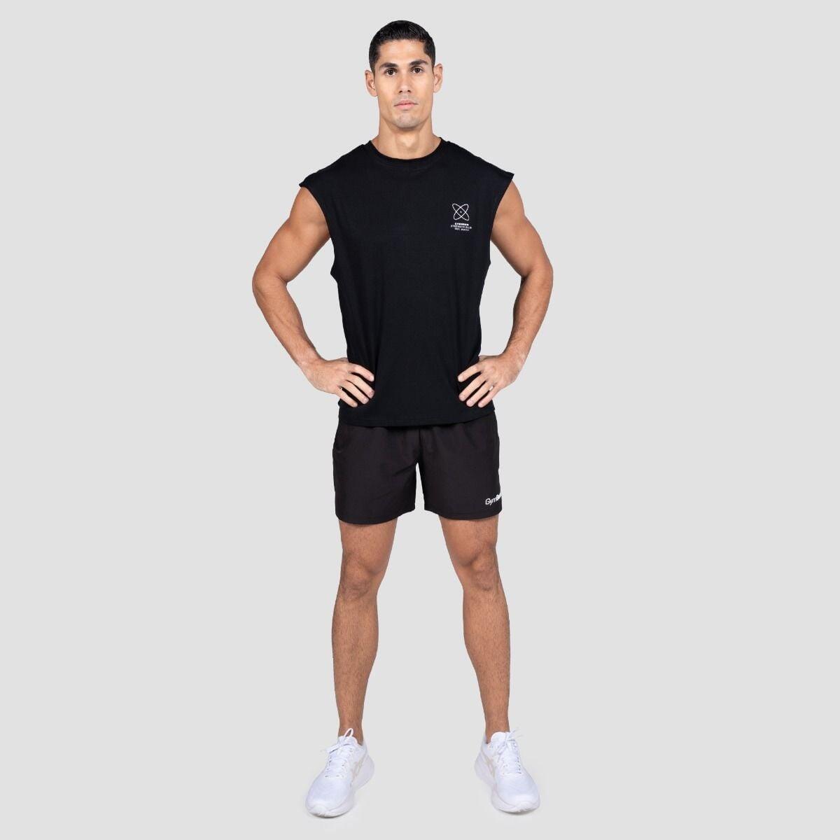 Uomo Fitness canotta traspirante nera Discipline 5/7